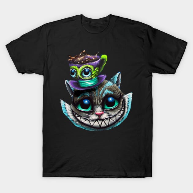 smiling cat T-Shirt by Artelies202